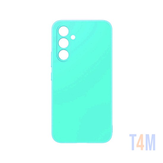 Silicone Case with Camera Shield for Samsung Galaxy A34 5g Sea Green